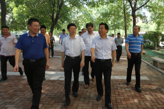 安阳市委常委,政法委书记吉建军一行莅临我校调研指导